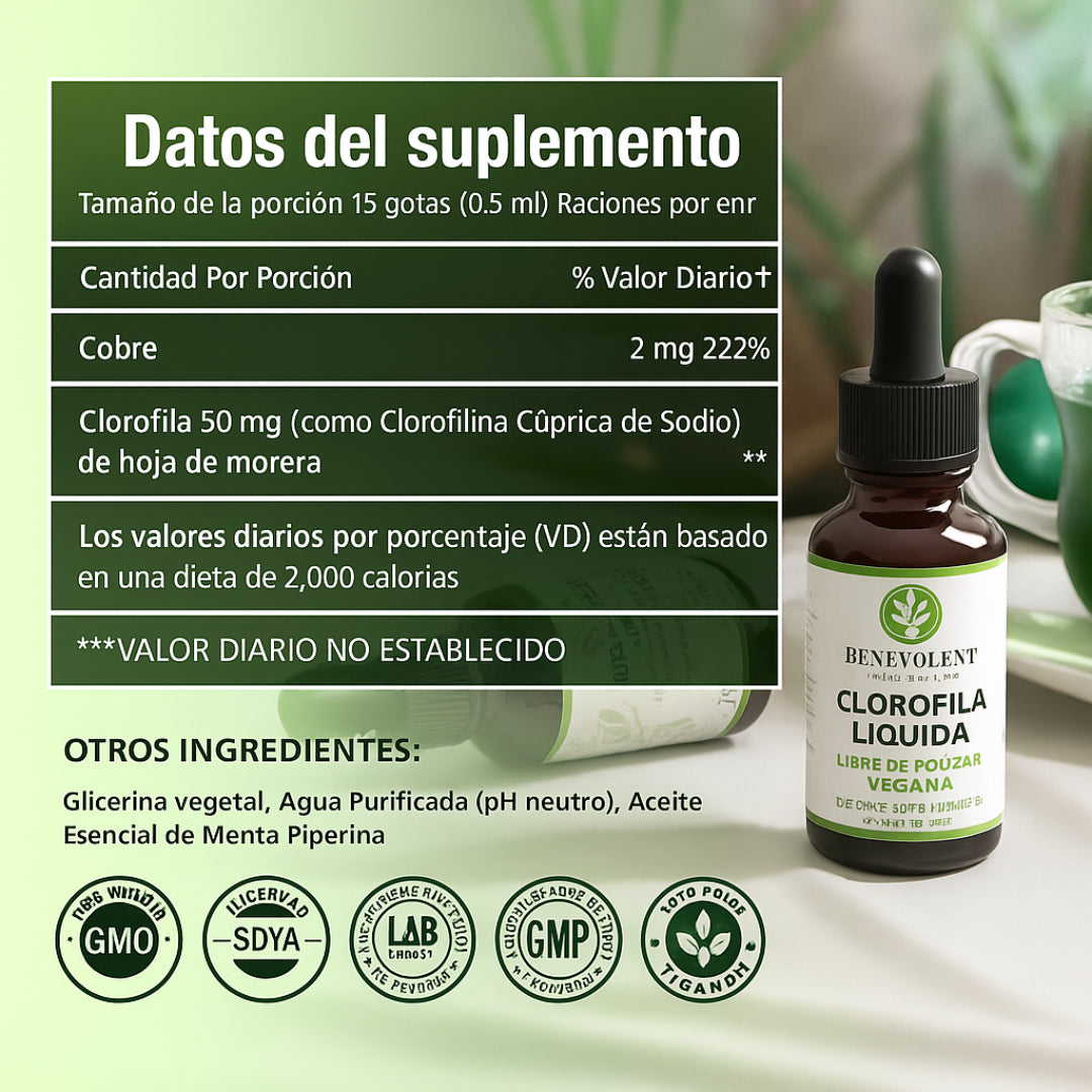 CLOROFILA LIQUIDA BENEVOLENT