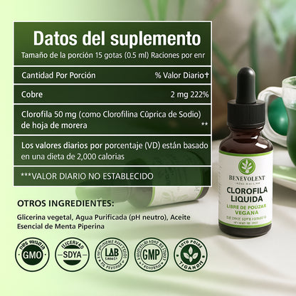 CLOROFILA LIQUIDA BENEVOLENT