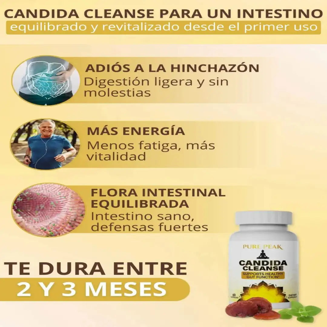 CANDIDA CLEANSE - SUPLEMENTO NATURAL